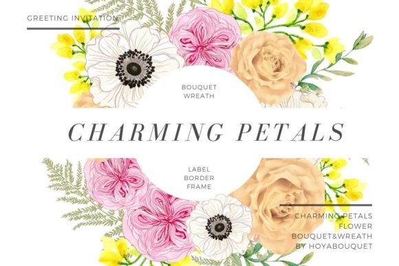 Download Charming Petals Wreath Bouquet - Petals Collection